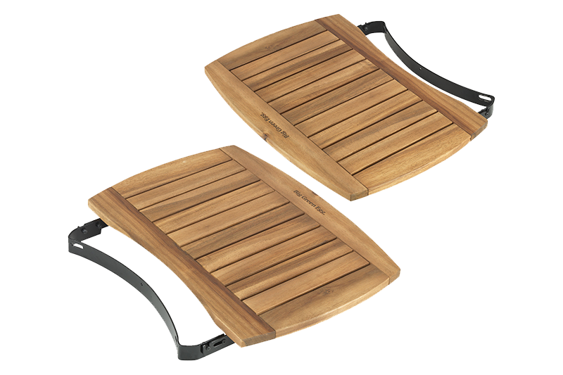 Tablettes latérales en acacia L - Big Green Egg