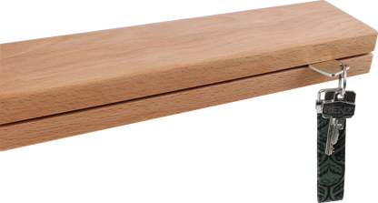 Tableau à clés Redecker en bois de hêtre huilé, rainure d'insertion