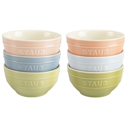Set de bols macaron 12 cm / 6-pcs - Staub