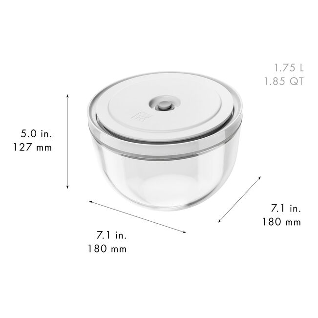 Bol sous vide M / 18 cm, Verre, Fresh & Save - Zwilling
