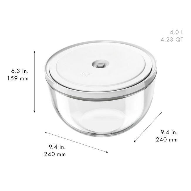 Set de bols sous vide S/M/L / 6-pcs, Verre, Fresh & Save - Zwilling