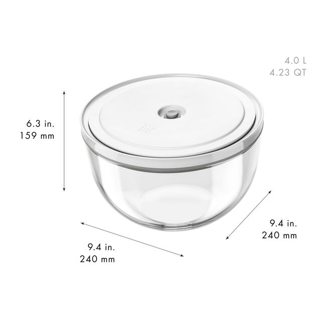 Bol sous vide L / 24 cm, Verre, Fresh & Save - Zwilling