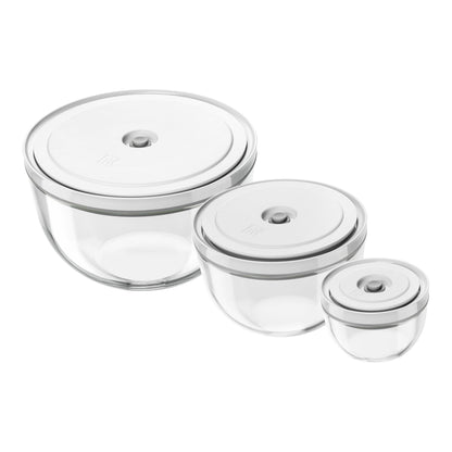 Set de bols sous vide S/M/L / 6-pcs, Verre, Fresh & Save - Zwilling