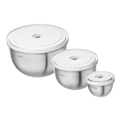 Set de bols sous vide S/M/L / 6-pcs, Acier inoxydable, - Zwilling