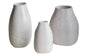 Set de 3 mini-vases Räder porcelaine blanche