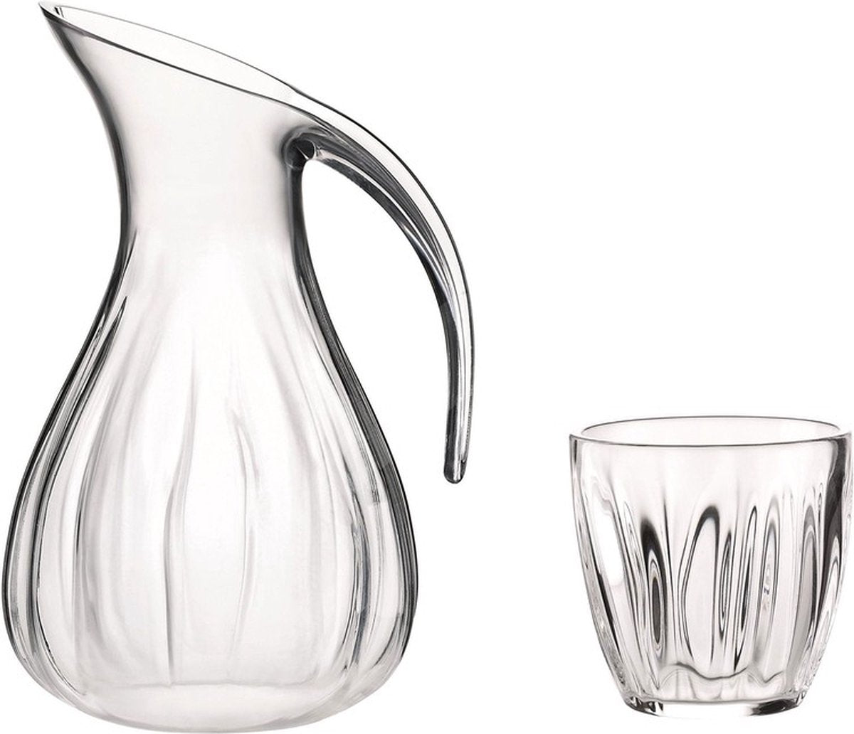 Set 1 carafe et 6 verres - Guzzini