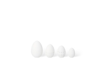 Set de 4 œufs en porcelaine Räder