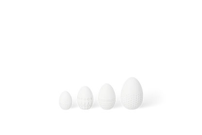 Set de 4 œufs en porcelaine Räder