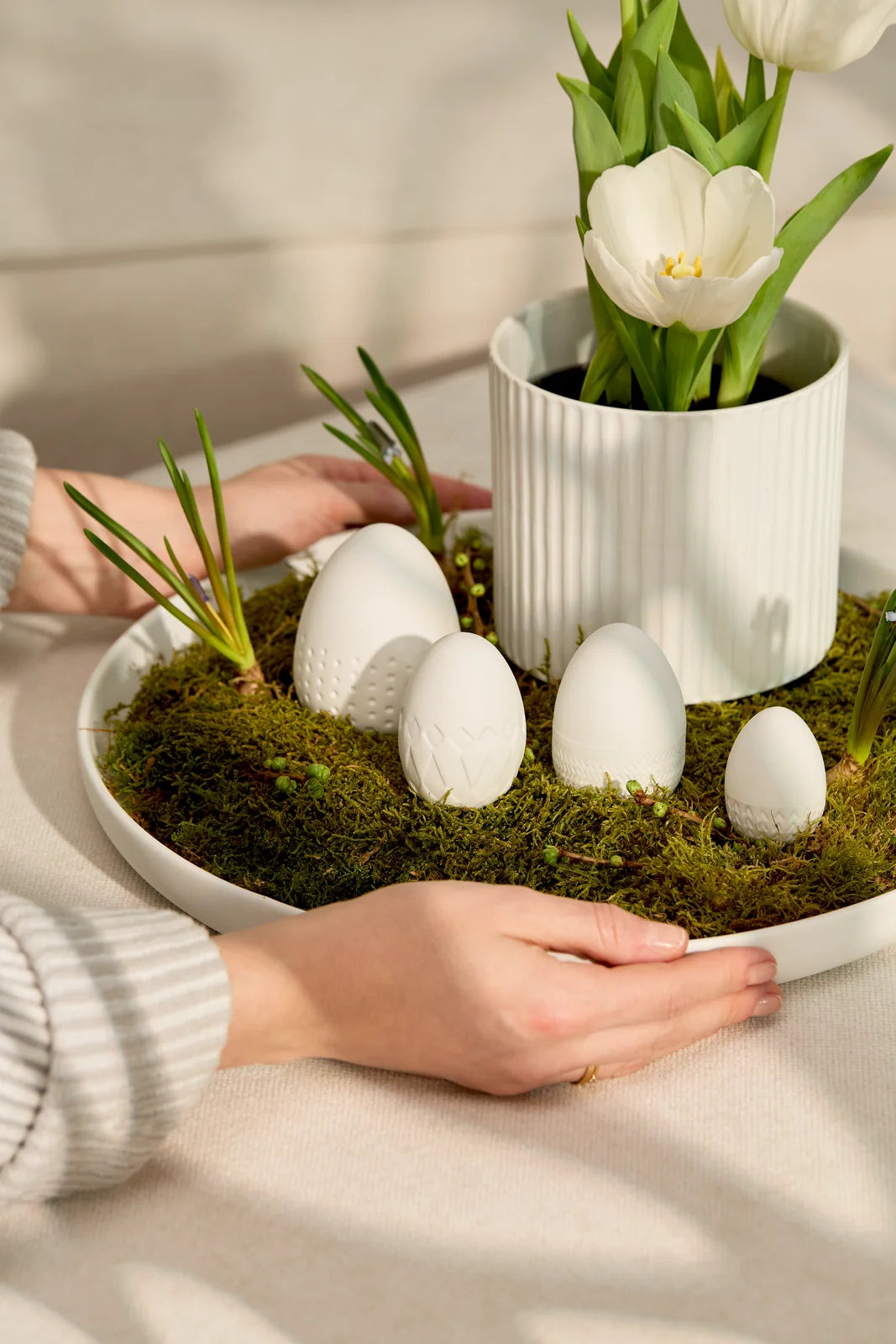 Set de 4 œufs en porcelaine Räder