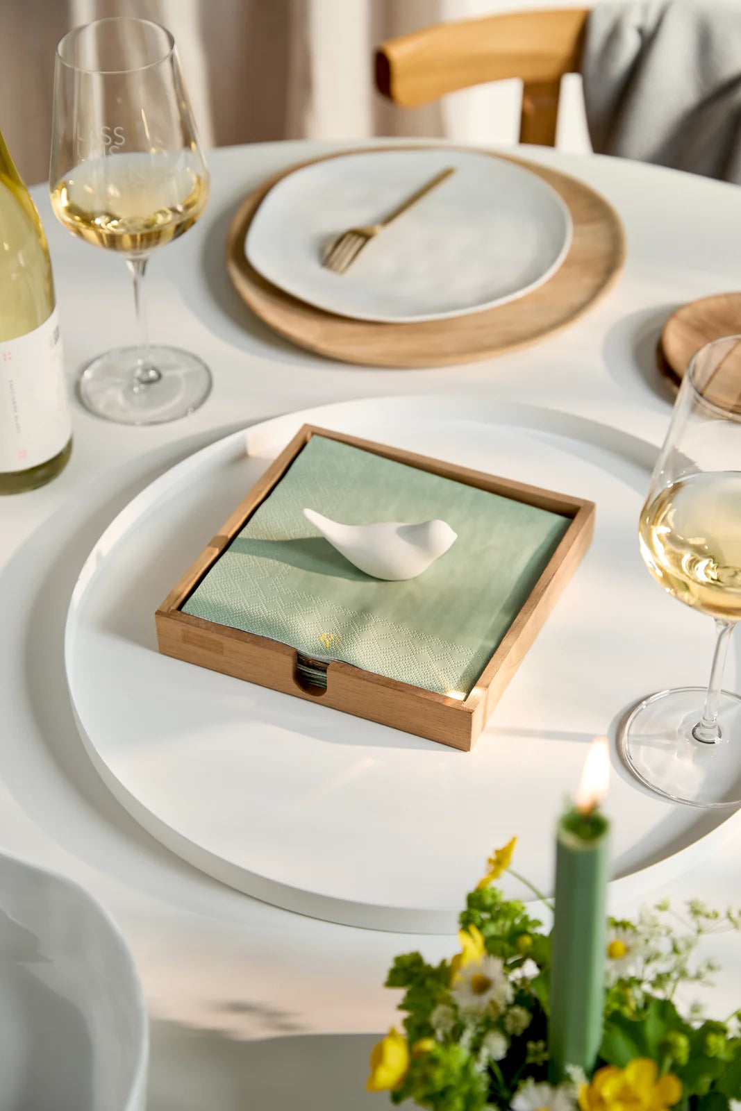Porte-serviette Räder porcelaine blanche