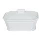 Terrine rectangle porcelaine blanche - Girard