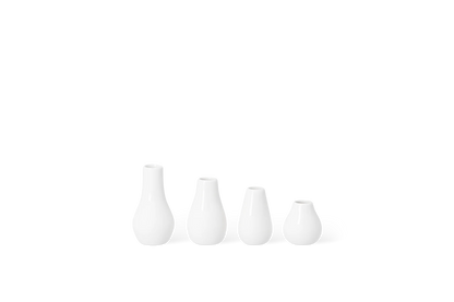 Set de 4 mini-vases Räder porcelaine
