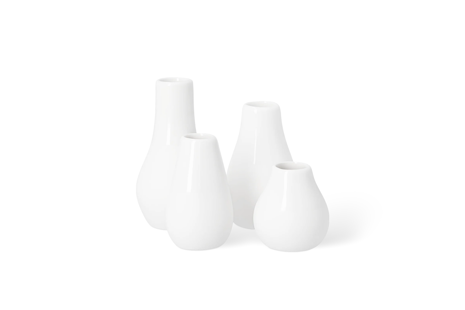 Set de 4 mini-vases Räder porcelaine