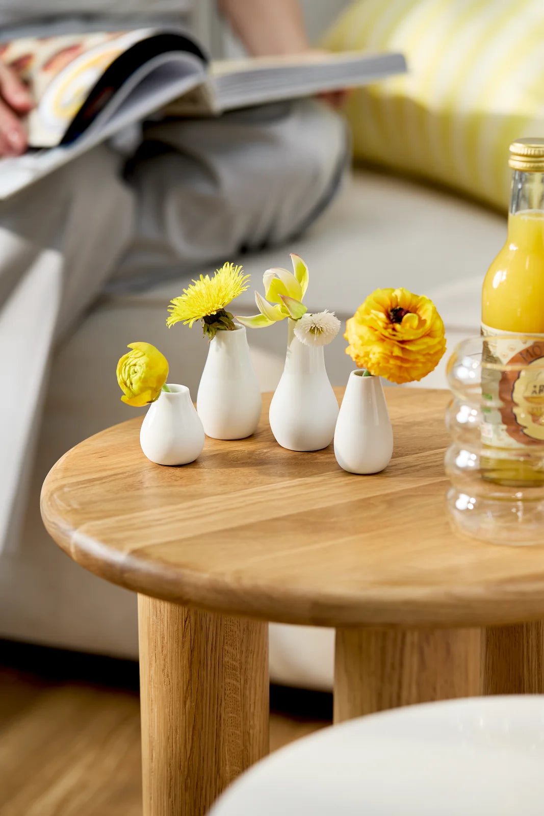 Set de 4 mini-vases Räder porcelaine