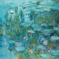 Serviette en papier Nymphéas 33x33 - PPD
