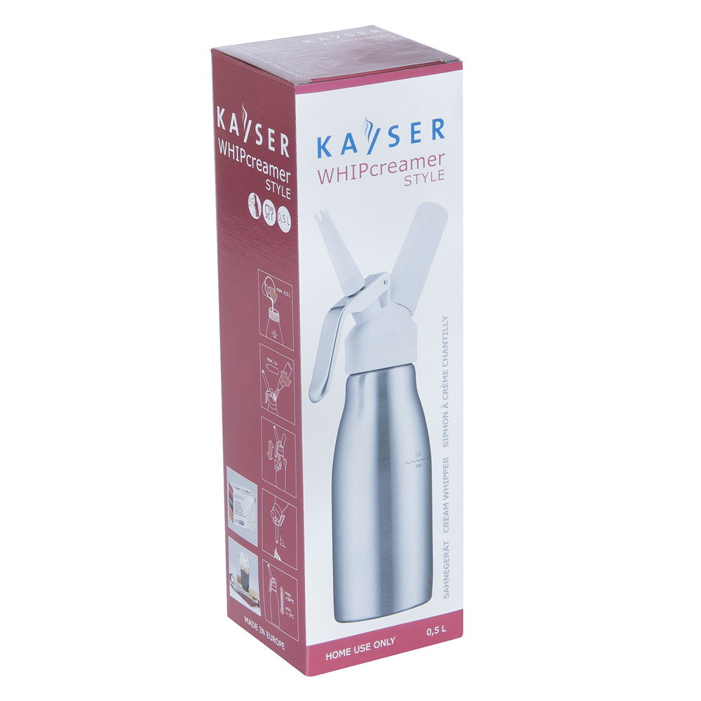 Siphon à crème chantilly 0,5L - Kayser