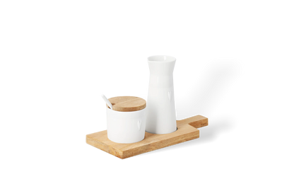 Set lait et sucre petits amis Räder porcelaine blanche