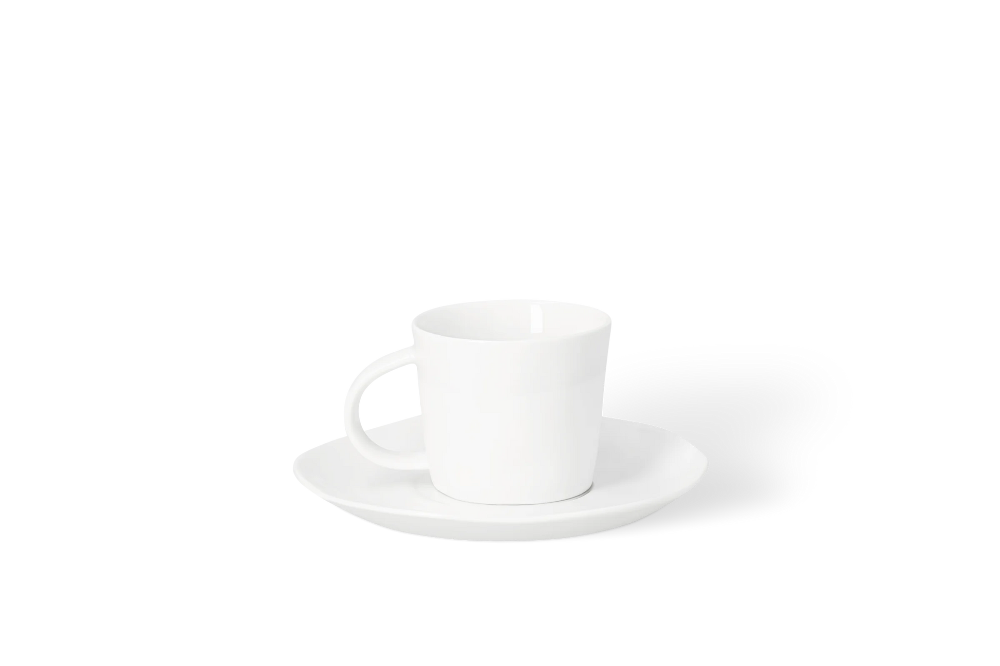 Tasse cœur doré dia 6 x h 5 cm Räder porcelaine blanche