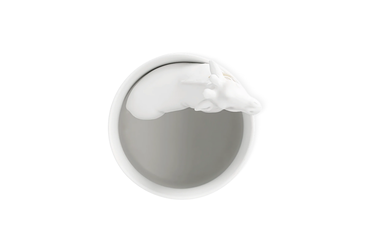 Vase girafe Räder porcelaine blanche