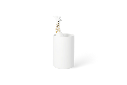 Vase girafe Räder porcelaine blanche