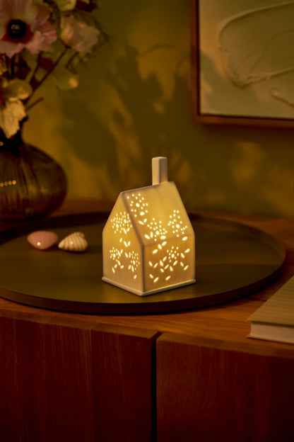Maison lumineuse prairie fleurie Räder porcelaine blanche