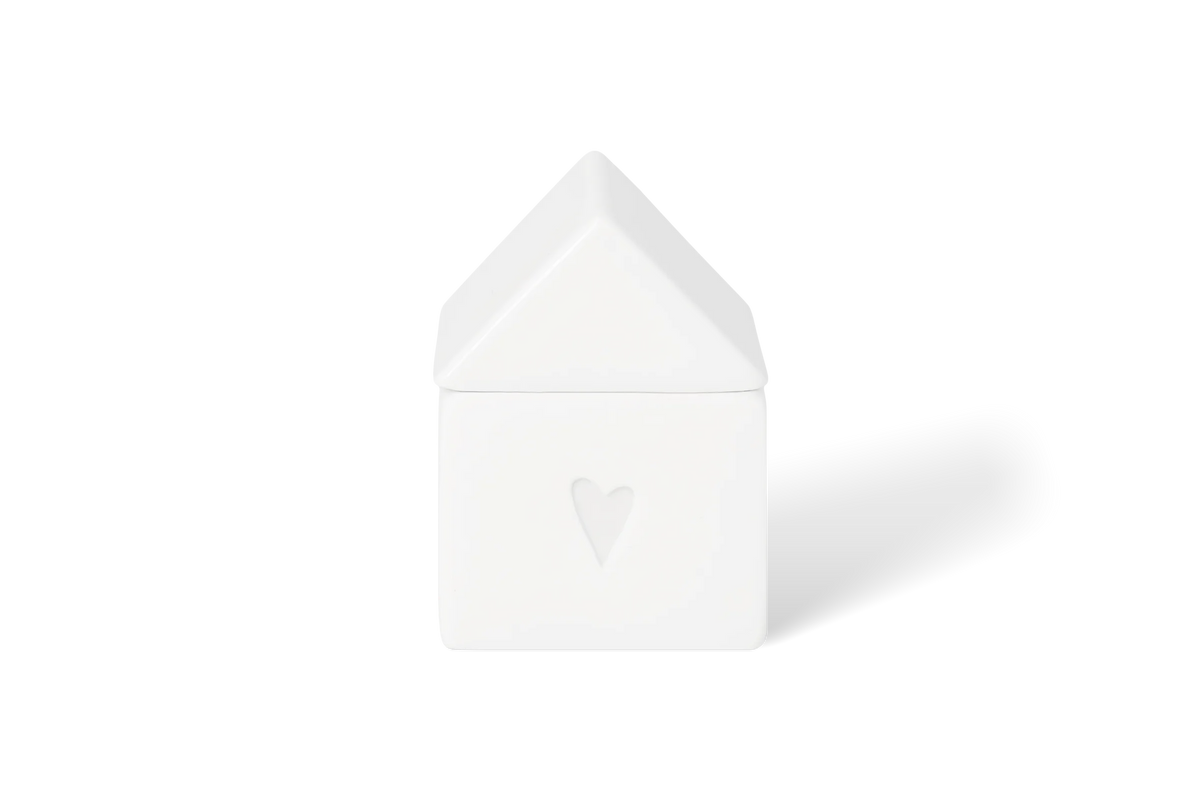 Boîte maison cœur porcelaine Räder