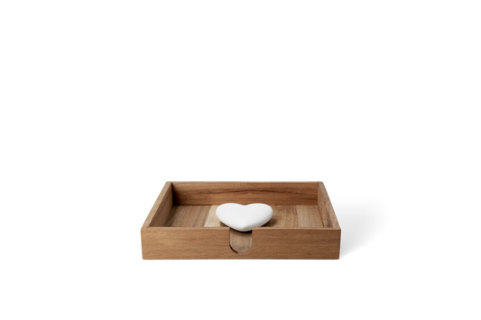 Porte-serviette cœur Räder porcelaine