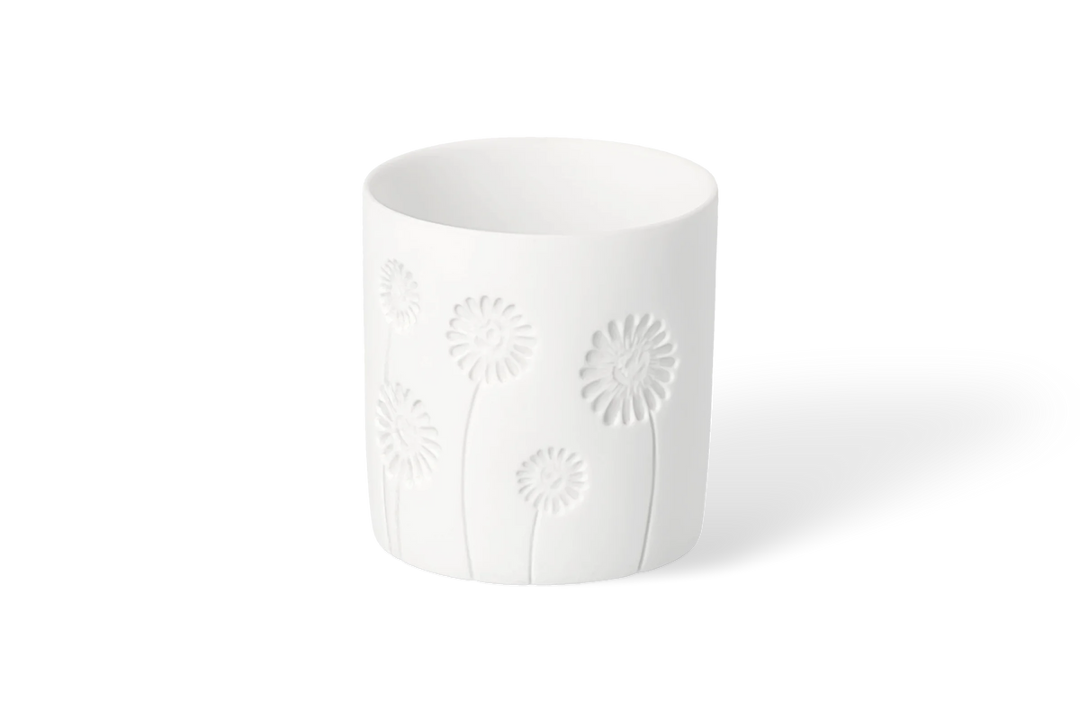 Photophore joyeux anniversaire Räder porcelaine blanche
