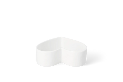 Coupelle cœur Räder porcelaine blanche