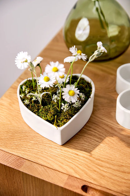 Coupelle cœur Räder porcelaine blanche