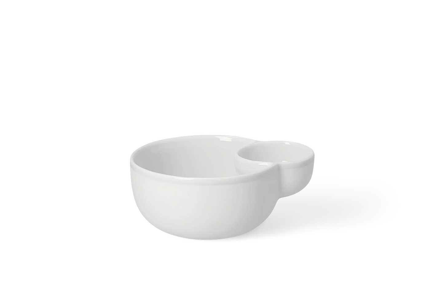 Coupelle bicompartiment porcelaine Räder porcelaine blanche