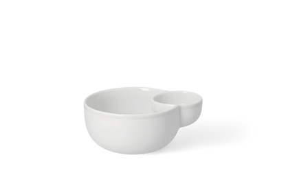 Coupelle bicompartiment porcelaine Räder porcelaine blanche