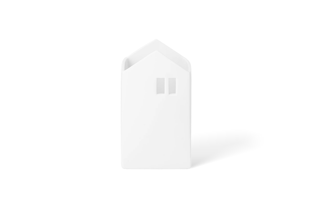 Petite maison de jardin en porcelaine Räder porcelaine blanche