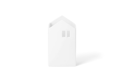 Petite maison de jardin en porcelaine Räder porcelaine blanche