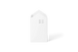 Petite maison de jardin en porcelaine Räder porcelaine blanche