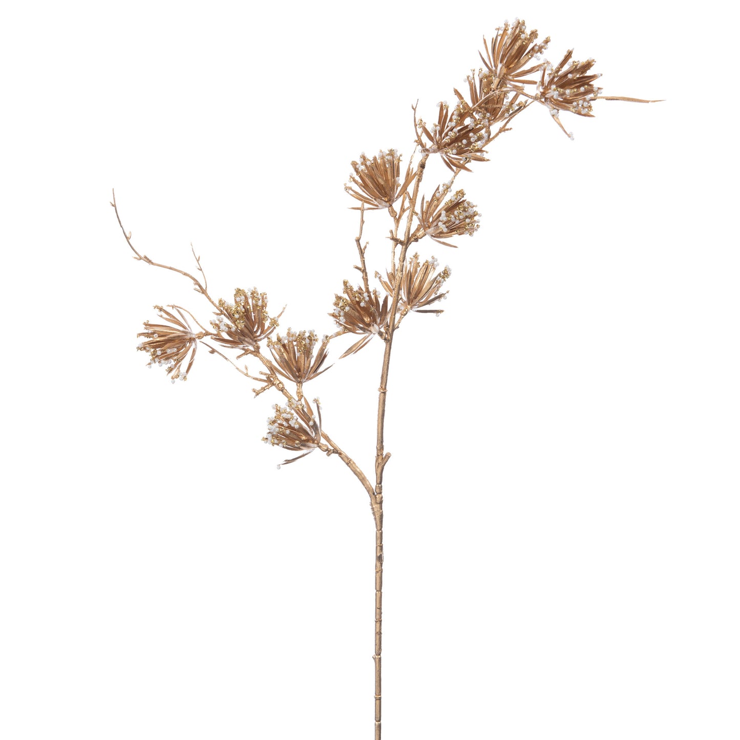 Chardon perle h89 cm or - Lou de Castellane