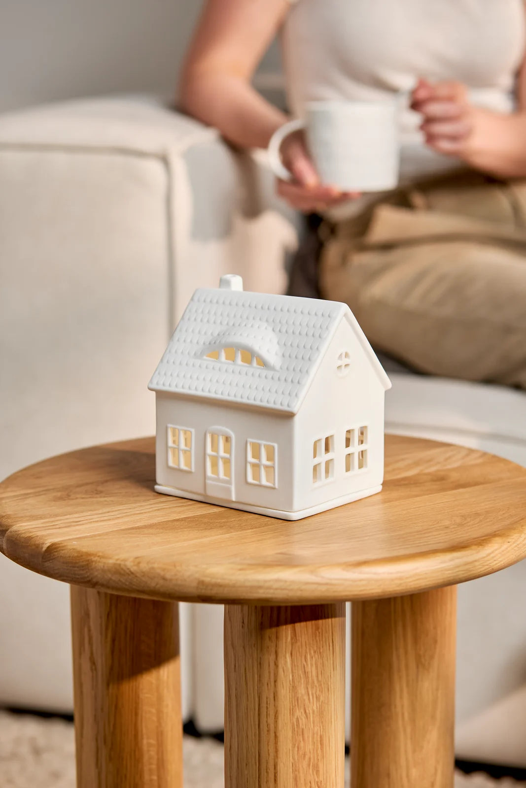 Maison lumineuse à lucarne Räder porcelaine