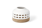 Lanterne d12 cm h9,5 cm Räder porcelaine blanche
