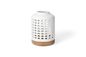 Lanterne d12 cm h17 cm Räder porcelaine blanche