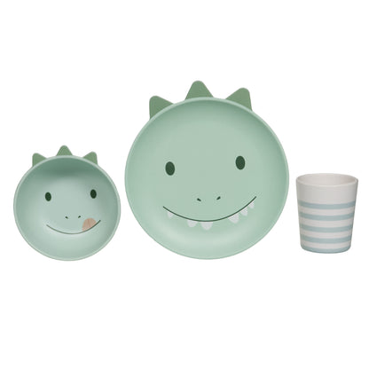 Coffret déjeuner 3 pièces Dino - Amadeus