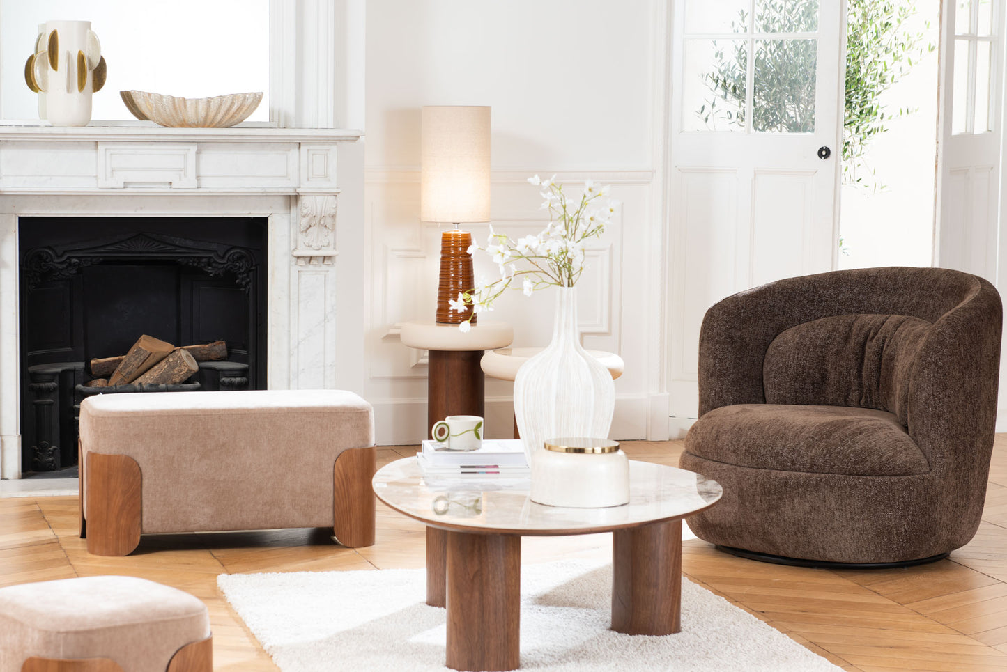 Lampe Tom marron - Amadeus