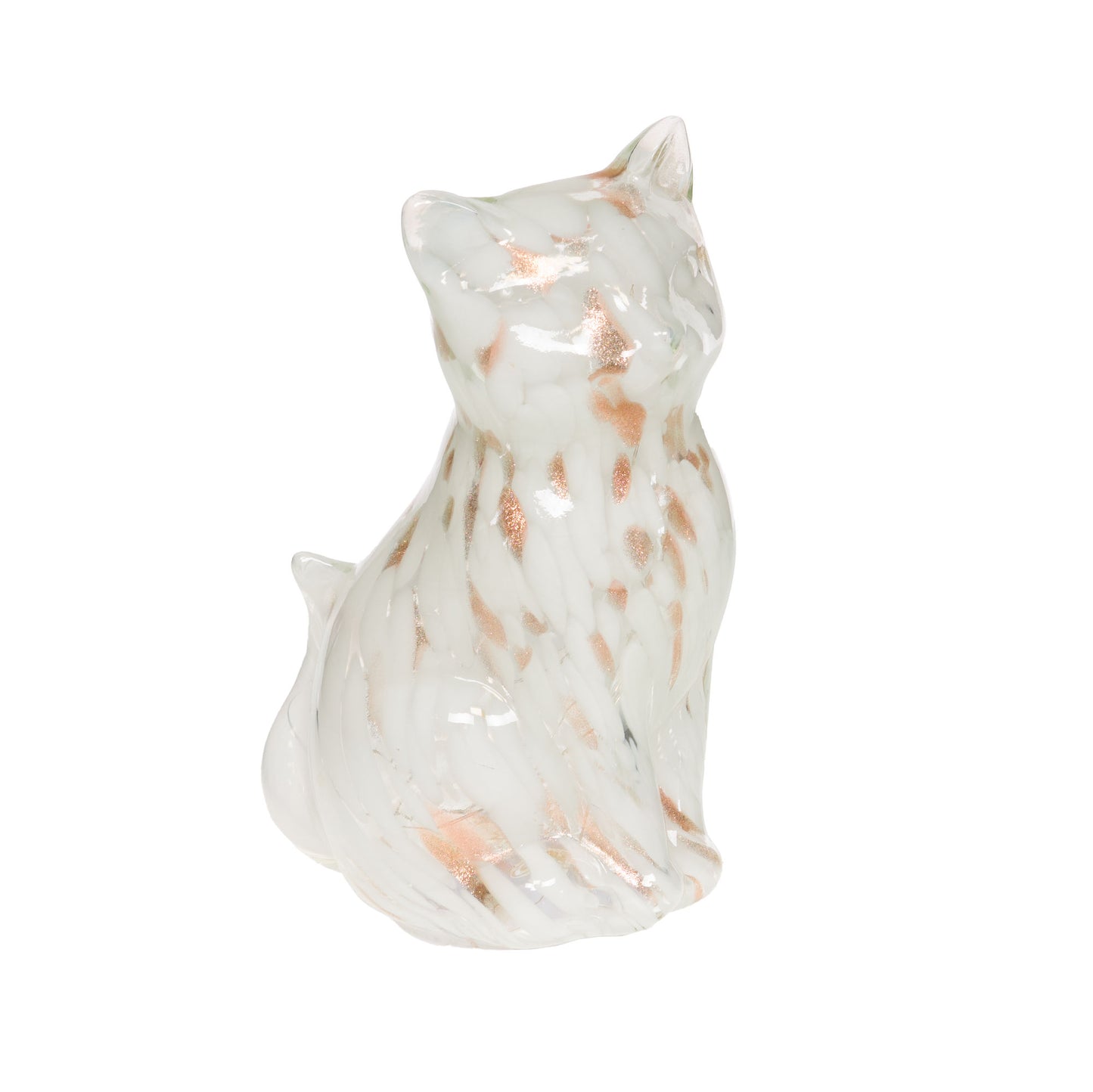 Chat LED Blanc et Or - Amadeus