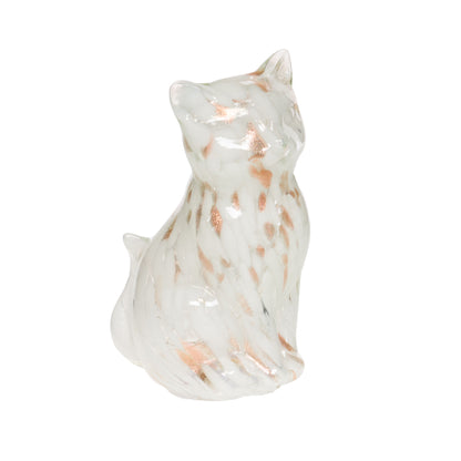 Chat LED Blanc et Or - Amadeus