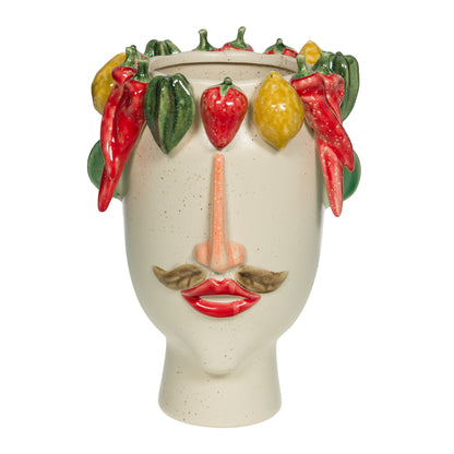 Vase visage légumes - Amadeus