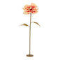 Fleur sur socle Pola - grand pétale en papier sculpté sur socle en métal