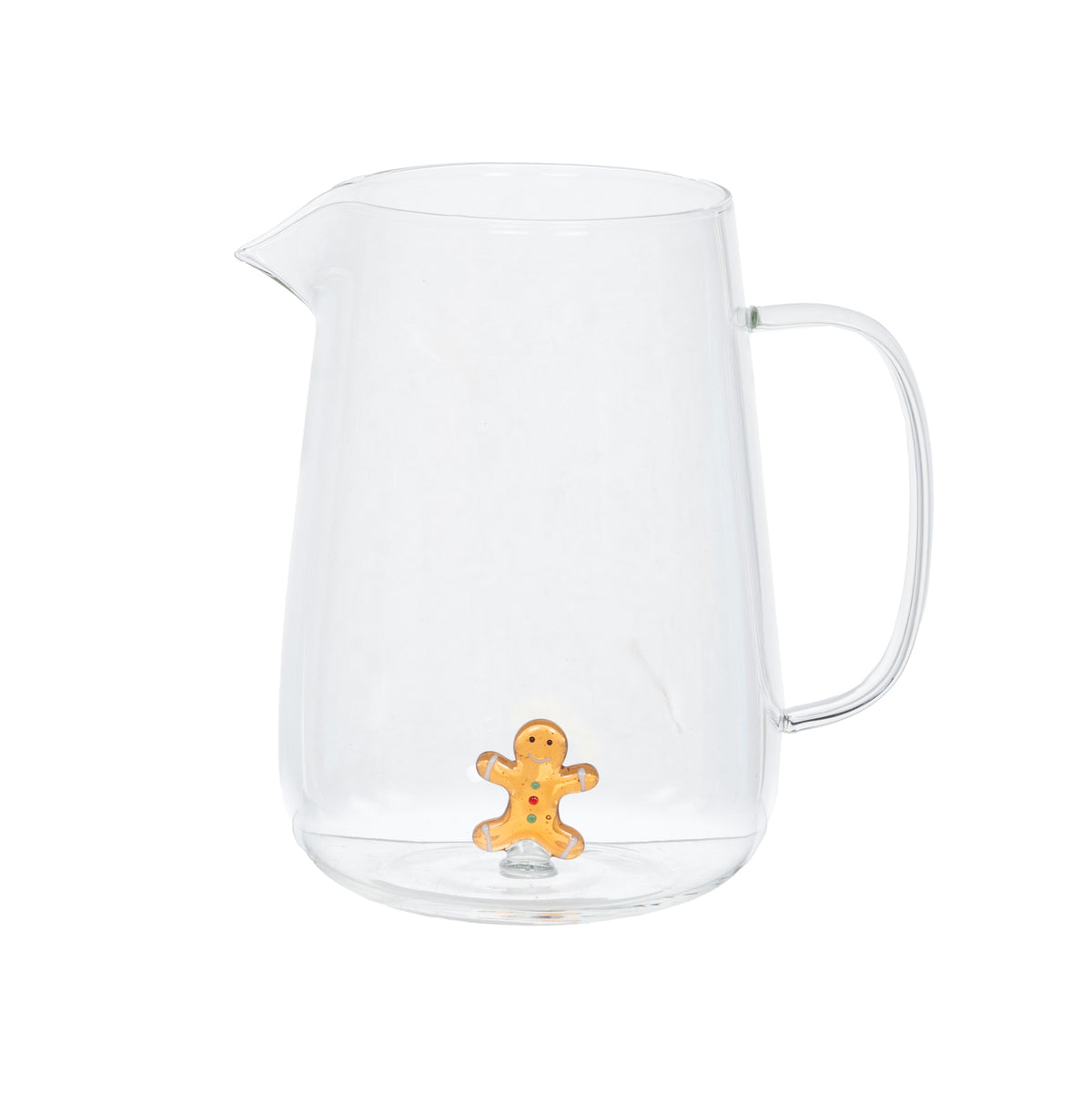 Pichet en verre déco intérieure pain d'épice noël 170cl