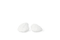 Salière et poivrière huître 9,5 x 4,5 x 3 cm Räder porcelaine blanche