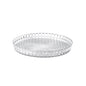 Plateau rond Tiffany Guzzini transparent à effets scintillants