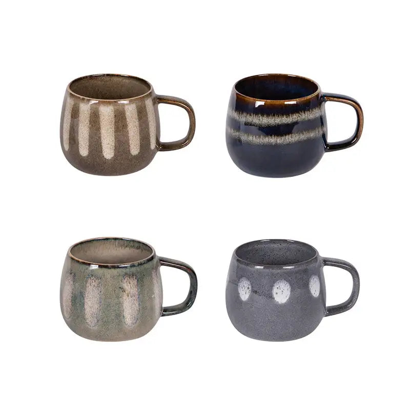 Coffret de 4 mugs 35cl Origami - Table Passion