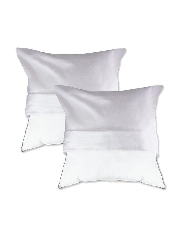 2 protege oreillers molleton blanc